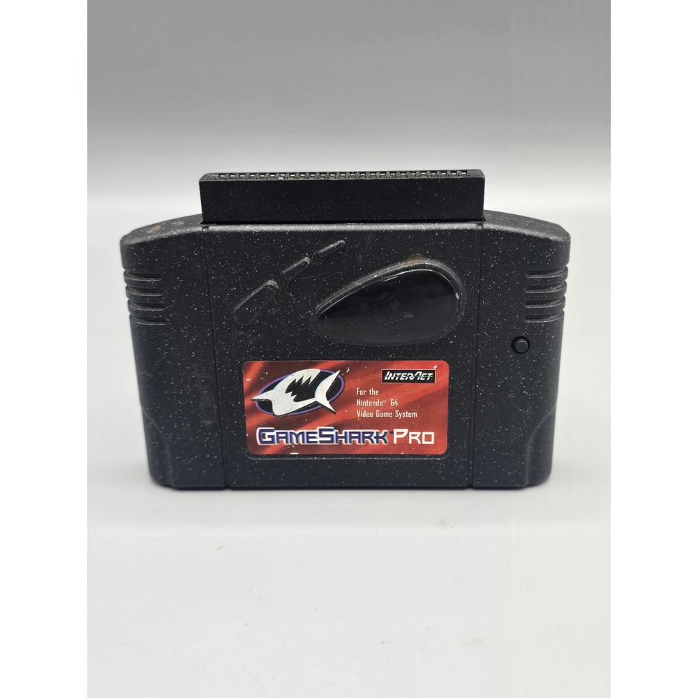 InterAct GameShark Pro V3.2 Nintendo 64 N64 Cheat Code Cartridge Black